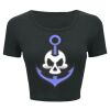 Ladies' Poly-Cotton Crop T-Shirt Thumbnail