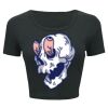 Ladies' Poly-Cotton Crop T-Shirt Thumbnail