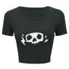 Ladies' Poly-Cotton Crop T-Shirt Thumbnail