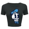 Ladies' Poly-Cotton Crop T-Shirt Thumbnail
