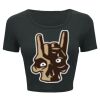 Ladies' Poly-Cotton Crop T-Shirt Thumbnail
