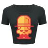 Ladies' Poly-Cotton Crop T-Shirt Thumbnail