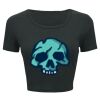 Ladies' Poly-Cotton Crop T-Shirt Thumbnail