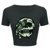 Ladies' Poly-Cotton Crop T-Shirt Thumbnail
