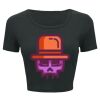 Ladies' Poly-Cotton Crop T-Shirt Thumbnail