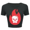 Ladies' Poly-Cotton Crop T-Shirt Thumbnail