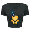 Ladies' Poly-Cotton Crop T-Shirt Thumbnail