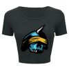 Ladies' Poly-Cotton Crop T-Shirt Thumbnail