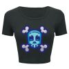 Ladies' Poly-Cotton Crop T-Shirt Thumbnail