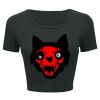 Ladies' Poly-Cotton Crop T-Shirt Thumbnail