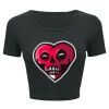 Ladies' Poly-Cotton Crop T-Shirt Thumbnail