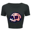 Ladies' Poly-Cotton Crop T-Shirt Thumbnail