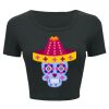 Ladies' Poly-Cotton Crop T-Shirt Thumbnail