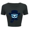 Ladies' Poly-Cotton Crop T-Shirt Thumbnail