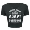 Ladies' Poly-Cotton Crop T-Shirt Thumbnail