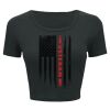 Ladies' Poly-Cotton Crop T-Shirt Thumbnail