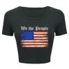 Ladies' Poly-Cotton Crop T-Shirt Thumbnail
