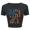 Ladies' Poly-Cotton Crop T-Shirt Thumbnail