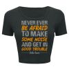 Ladies' Poly-Cotton Crop T-Shirt Thumbnail