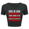 Ladies' Poly-Cotton Crop T-Shirt Thumbnail
