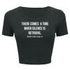 Ladies' Poly-Cotton Crop T-Shirt Thumbnail