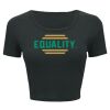Ladies' Poly-Cotton Crop T-Shirt Thumbnail