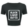 Ladies' Poly-Cotton Crop T-Shirt Thumbnail