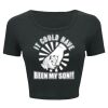 Ladies' Poly-Cotton Crop T-Shirt Thumbnail