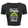 Ladies' Poly-Cotton Crop T-Shirt Thumbnail