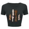 Ladies' Poly-Cotton Crop T-Shirt Thumbnail