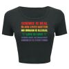 Ladies' Poly-Cotton Crop T-Shirt Thumbnail