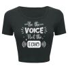 Ladies' Poly-Cotton Crop T-Shirt Thumbnail