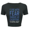 Ladies' Poly-Cotton Crop T-Shirt Thumbnail