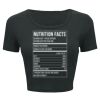 Ladies' Poly-Cotton Crop T-Shirt Thumbnail