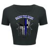 Ladies' Poly-Cotton Crop T-Shirt Thumbnail