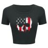 Ladies' Poly-Cotton Crop T-Shirt Thumbnail