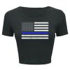 Ladies' Poly-Cotton Crop T-Shirt Thumbnail