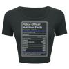 Ladies' Poly-Cotton Crop T-Shirt Thumbnail