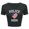Ladies' Poly-Cotton Crop T-Shirt Thumbnail