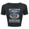 Ladies' Poly-Cotton Crop T-Shirt Thumbnail