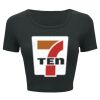 Ladies' Poly-Cotton Crop T-Shirt Thumbnail
