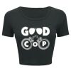 Ladies' Poly-Cotton Crop T-Shirt Thumbnail
