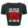 Ladies' Poly-Cotton Crop T-Shirt Thumbnail