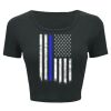 Ladies' Poly-Cotton Crop T-Shirt Thumbnail