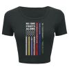 Ladies' Poly-Cotton Crop T-Shirt Thumbnail