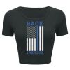 Ladies' Poly-Cotton Crop T-Shirt Thumbnail
