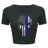 Ladies' Poly-Cotton Crop T-Shirt Thumbnail