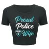 Ladies' Poly-Cotton Crop T-Shirt Thumbnail