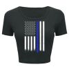 Ladies' Poly-Cotton Crop T-Shirt Thumbnail