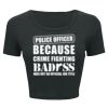 Ladies' Poly-Cotton Crop T-Shirt Thumbnail
